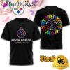 NFL Philadelphia Eagles Never Give Up Fight Cancer In All Colors 3D T-Shirt