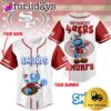 NFL Washington Commanders The Smurfs Movie Custom Name Baseball Jersey