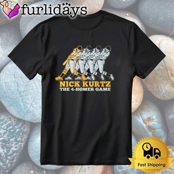 Nick Kurtz Oakland Athletics The Four Homer Game T-Shirt