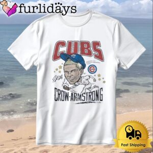 Pete Crow-Armstrong Chicago Cubs Caricature Signature…