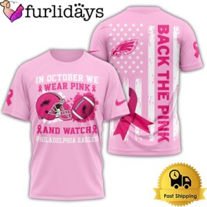 Philadelphia Eagles Pink Ribbon Shirt, In…