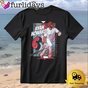 Ryan Howard Philadelphia Comicbook Baseball T-Shirt