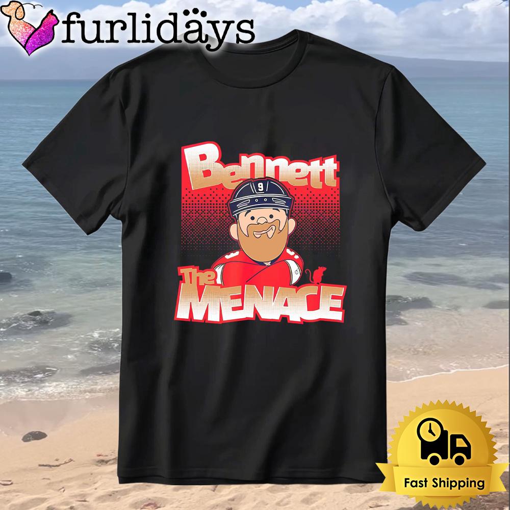 Sam Bennett The Menace Cartoon Hockey Funny Character T-Shirt Sam Bennett The Menace Cartoon Hockey Funny Character T-Shirt