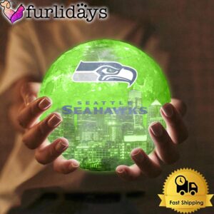 Seattle Seahawks Team Logo Skyline Color…