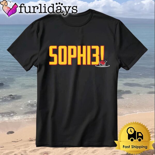 Sophie Cunningham Basketball Indiana Sophi3 Three Pointer Sports T-Shirt