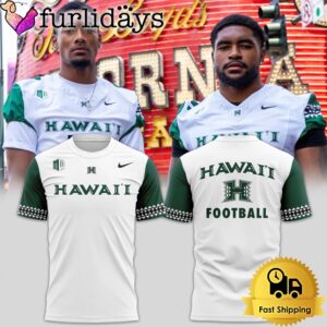 Special New Uniforms Hawaii Football White T-Shirt