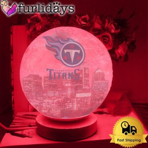 Tennessee Titans Team Logo Skyline Color…