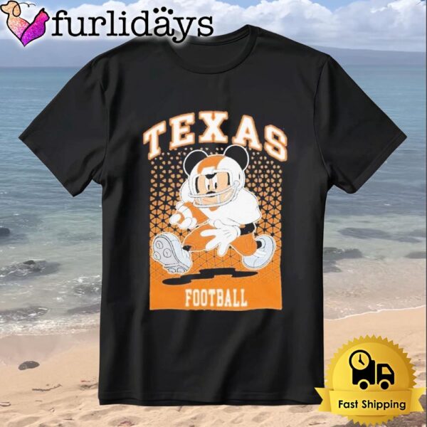 Texas Football Quarterback Mickey Mouse T-Shirt