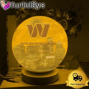 Washington Commanders Team Logo Skyline Color…
