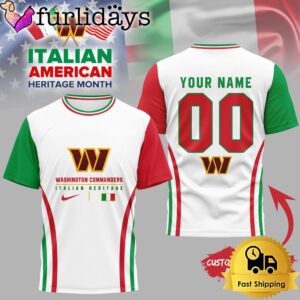 Washington Commanders NFL Italian American Heritage…