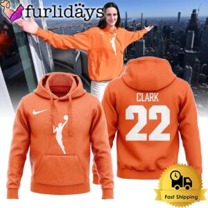 WNBA Caitlin Clark Unisex Orange Hoodie
