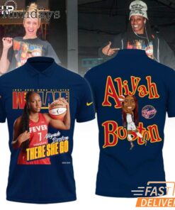 Aliyah Boston Indy 2025 WNBA All Star WSLAM Navy Polo Shirt