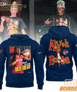 Aliyah Boston Indy 2025 WNBA All Star WSLAM Navy T-Shirt