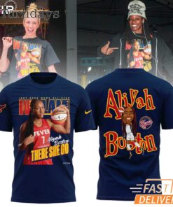 Aliyah Boston Indy 2025 WNBA All Star WSLAM Navy T-Shirt
