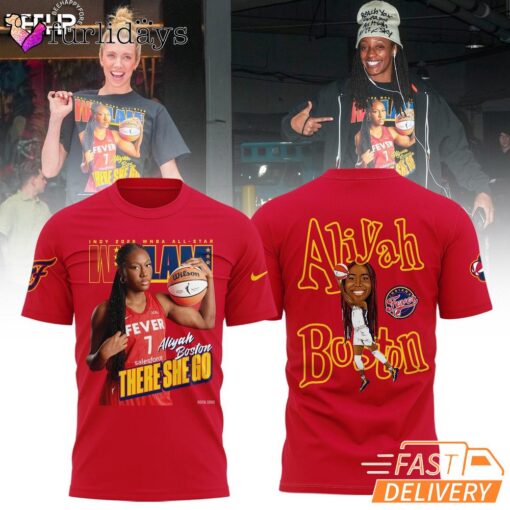 Aliyah Boston There She Go Indiana Fever 3D Shirt