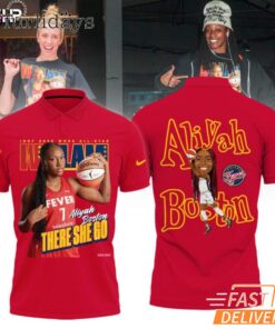 Aliyah Boston There She Go Indiana Fever Polo Shirt