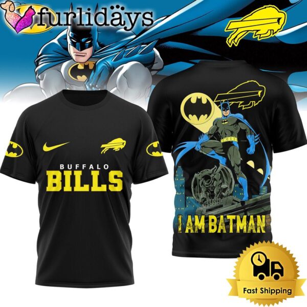 Buffalo Bills NFL I Am Batman DC T-Shirt