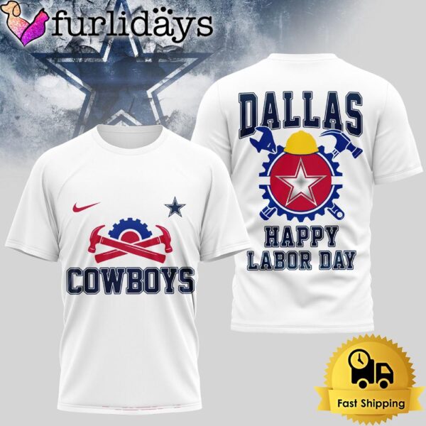 Dallas Cowboys NFL Happy Labor Day T-Shirt