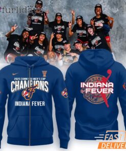 Indiana Fever 2025 Commissioner's Cup Champions T-Shirt
