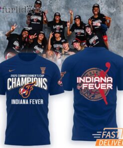 Indiana Fever 2025 Commissioner's Cup Champions T-Shirt