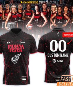 Indiana Fever Gainbridge Fifi Dhouse Polo Shirt