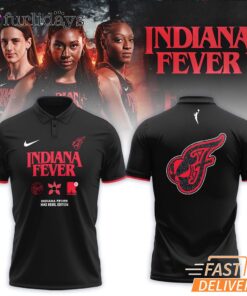 Indiana Fever WNBA Stranger Things Rebel Swingman Polo Shirt