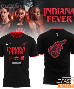 Indiana Fever WNBA Stranger Things Rebel Swingman Shirt