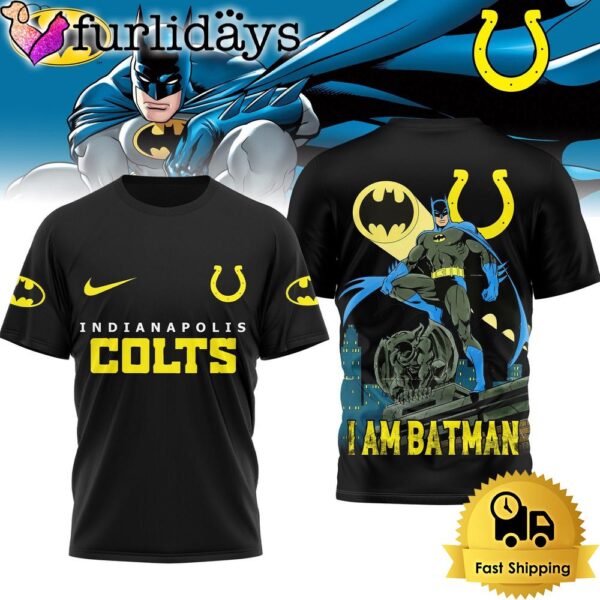 Indianapolis Colts NFL I Am Batman DC T-Shirt