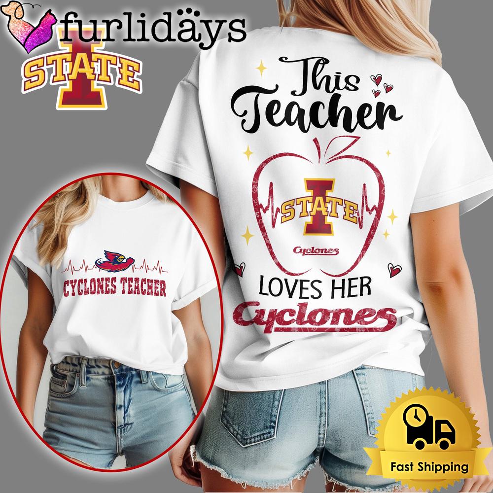 Iowa State Cyclones NCAA Teacher Appreciation Month Women's Shirt