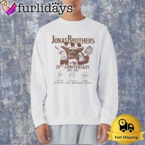 Jonas Brothers 20Th Anniversary Living The Dream Tour Shirt