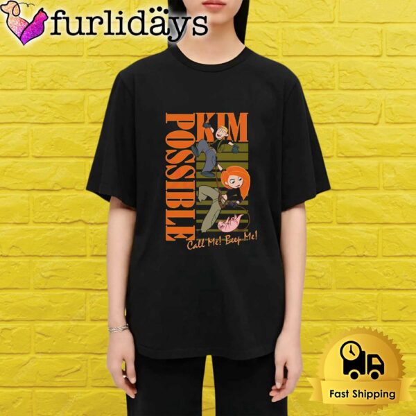 Kim Possible Call Me Beep Me Retro Graphic Shirt