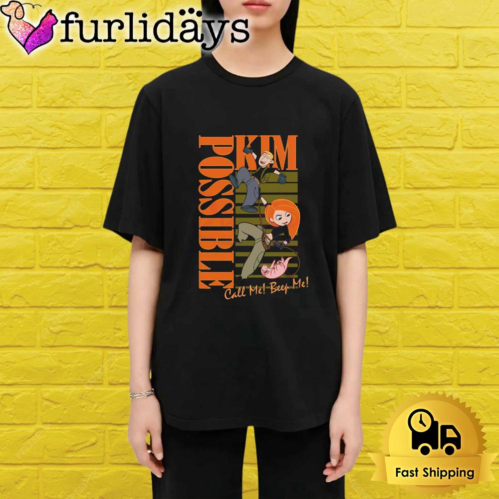 Kim Possible Call Me Beep Me Retro Graphic Shirt Kim Possible Call Me Beep Me Retro Graphic Shirt