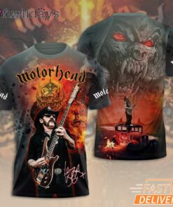 Limited Edition Mot?rhead Band Signature 3D Hoodie