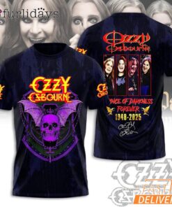 Limited Edition Ozzy Osbourne Prince Of Darkness Forever 2025 Signature Hoodie