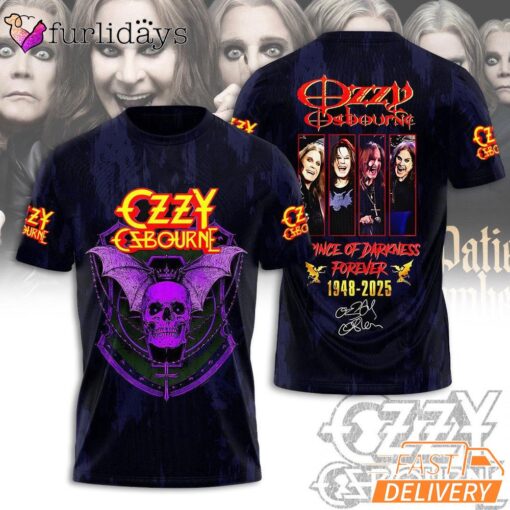 Limited Edition Ozzy Osbourne Prince Of Darkness Forever 2025 Signature Hoodie
