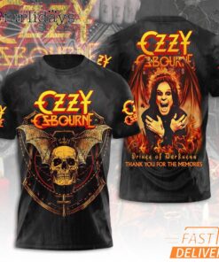Limited Edition Ozzy Osbourne Prince Of Darkness Hoodie