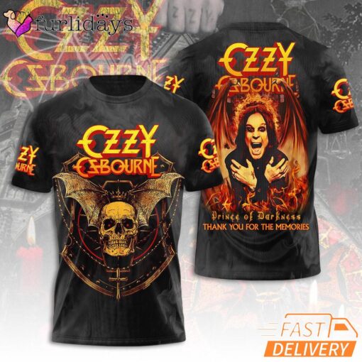 Limited Edition Ozzy Osbourne Prince Of Darkness Hoodie