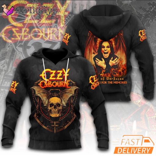 Limited Edition Ozzy Osbourne Prince Of Darkness Hoodie