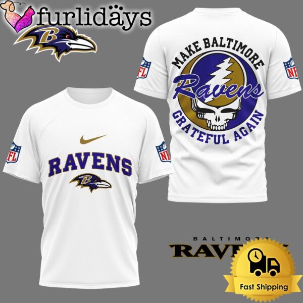 Make Baltimore Ravens NFL Grateful Again T-Shirt