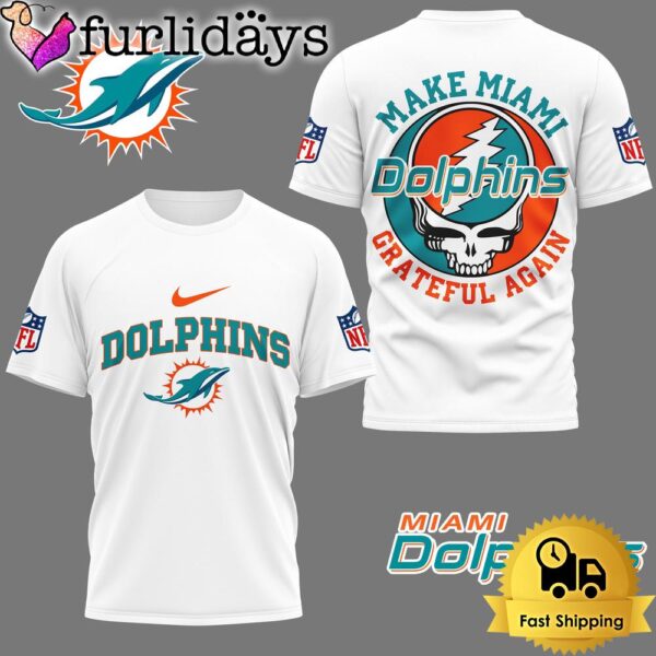 Make Miami Dolphins NFL Grateful Again T-Shirt