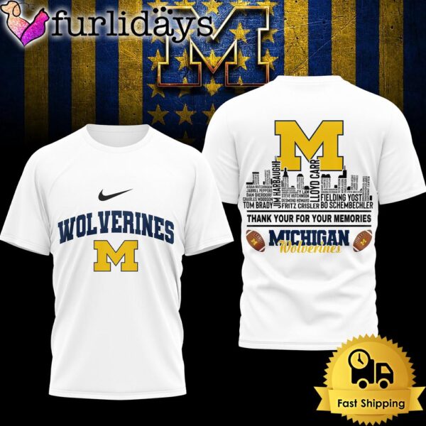 Michigan Wolverines Legends Of The Game 3D Shirt