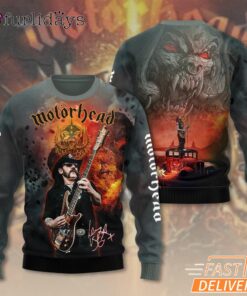 Motorhead Band 50TH Anniversary Ugly Christmas Sweater