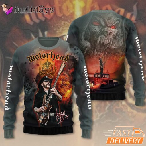 Motorhead Band 50TH Anniversary Ugly Christmas Sweater