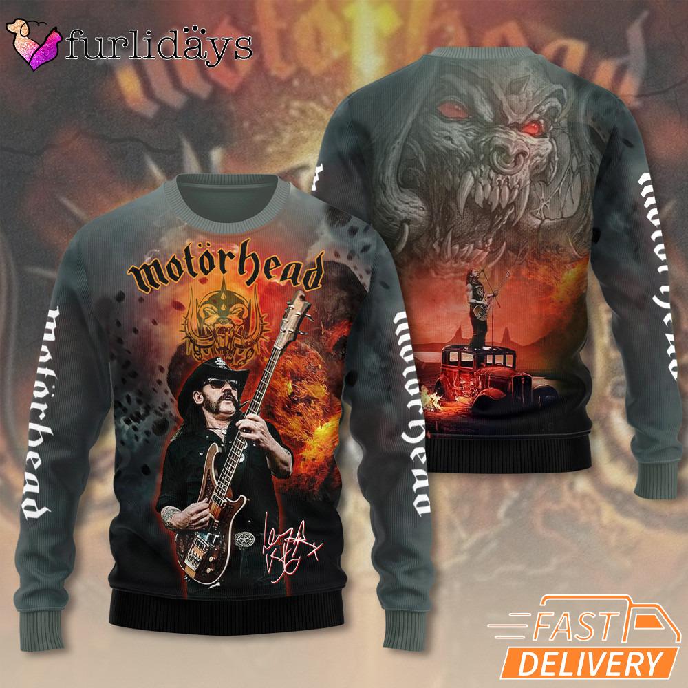 Motorhead Band 50TH Anniversary Ugly Christmas Sweater