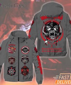 Mot?rhead Band Berthing Youtuber Than Berthing Close Windbreaker Jacket