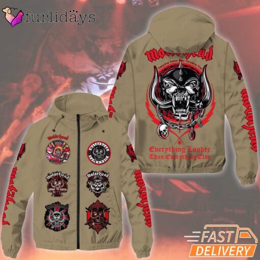 Mot?rhead Band Berthing Youtuber Than Berthing Close Windbreaker Jacket