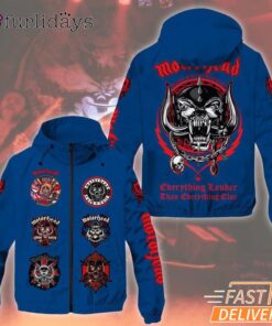 Mot?rhead Band Berthing Youtuber Than Berthing Close Windbreaker Jacket