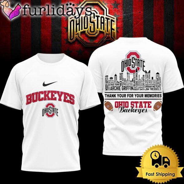 Ohio State Buckeyes Legends Of The Game 3D Shirt