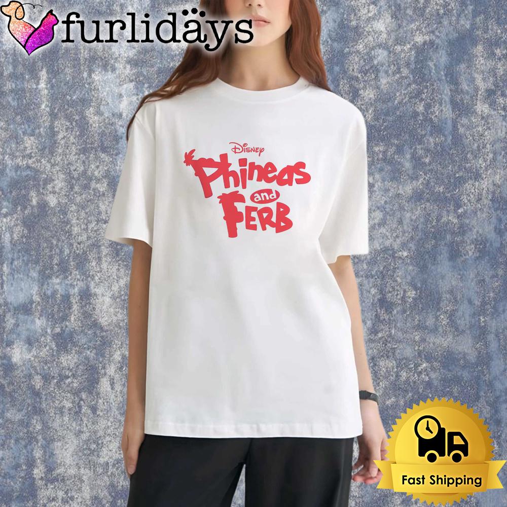 Retro Disney Phineas And Ferb Logo Graphic Shirt Retro Disney Phineas And Ferb Logo Graphic Shirt