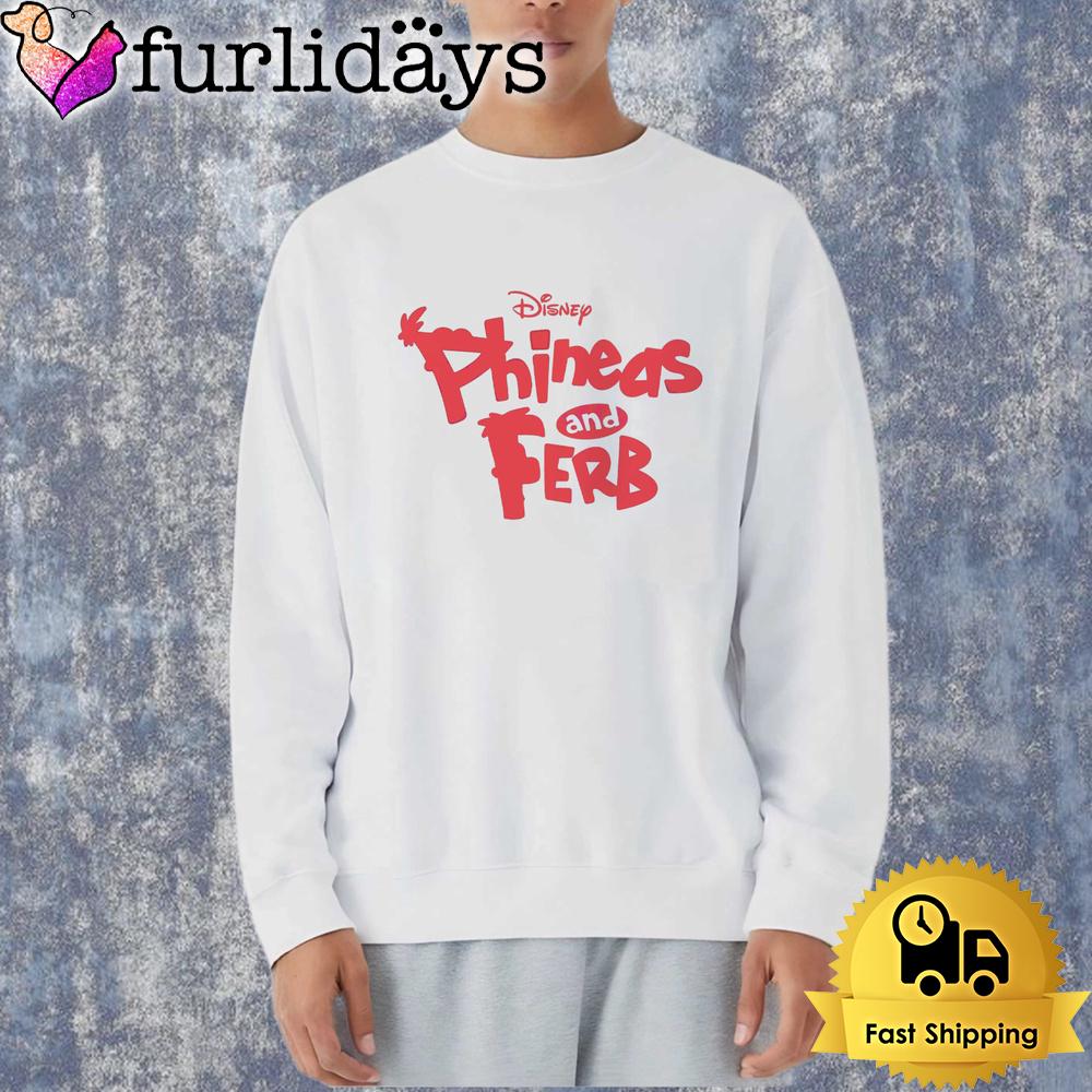Retro Disney Phineas And Ferb Logo Graphic Shirt Retro Disney Phineas And Ferb Logo Graphic Shirt